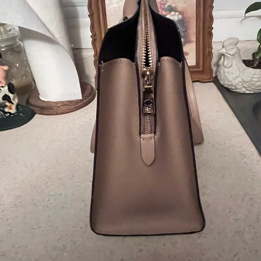 Coach Pebbled Leather Tote in Blush Pink - Picture 5 of 6